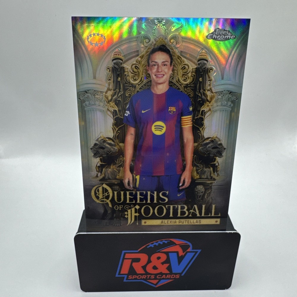 2025/26 Topps Chrome UWCL Queens Of Football Alexia Putellas QF-11 Barca