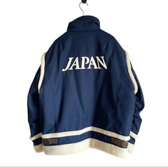 Nagano Olympics National Team Official Bore Jacket Blue Mens L size Japan