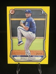 Topps 2026 Bowman Prospects 1st Bowman Kendry Chourio Royals BP-7 Yellow 25/75