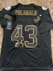 Troy Polamalu Jersey Black And Yellow Limited Edition Size 44(L)