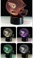Tennessee Titans 3D LED Night Light Football Helmet Desk Lamp NFL Fan Gift