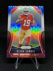 Deebo Samuel (RC) 49ers #346 2019 Panini Prizm Red White Blue Silver Football