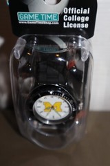 NEW- College Michigan Wolverines Unisex Game Time Watch Black Adjustable Straps