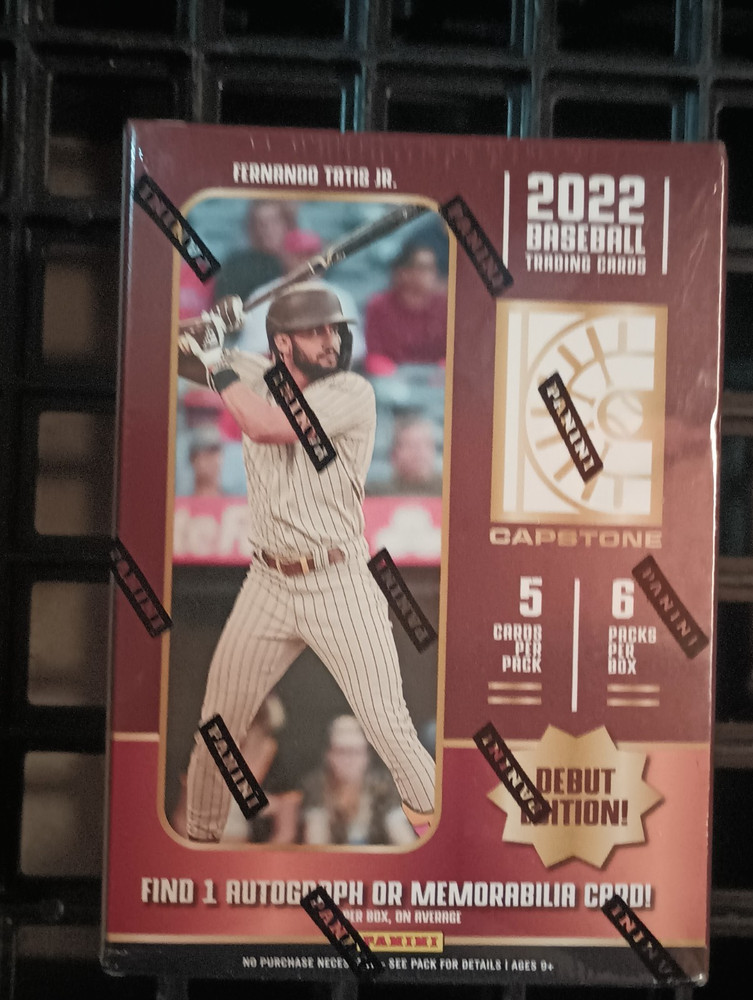 2022 Panini Capstone Baseball Blaster Box Sealed (6 Packs) Debut Edition