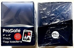100pt Thick Top Loaders Toploaders 3×4 Card Holders Sports Trading Jersey Patch