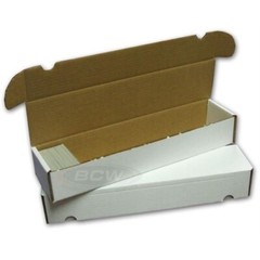 10 BCW Cardboard Card Storage Boxes Hold Sport & Gaming 930 Count Fit Coin Slabs