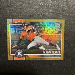 2026 Topps Series 2 #680 Carlos Correa Gold All Star Foil 04/50 Houston Astros