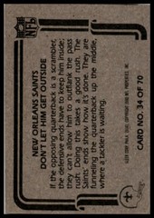 1980 Fleer Team Action #34 Don&rsquo;t Let Him Get Outside