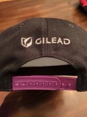 Oakland A&rsquo;s Black & Purple Snap Back Hat Gilead Pride Day SGA 2022