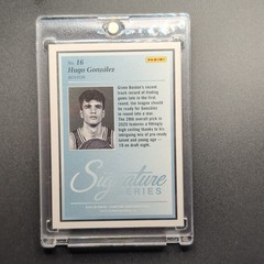 Panini 2025-26 Signature Series Class Masters Hugo Gonzalez Celtics #16 /99
