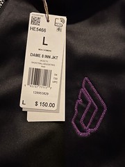 Adidas Dame 8 Inn Jacket / Damian Lillard Black & Purple Men L NWT Retail $150