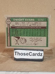 1976 Topps #575 Dwight Evans