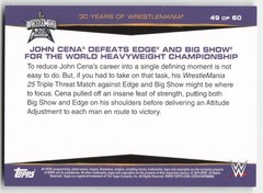 2014 WWE Road to Wrestlemania 30 Years John Cena Defeats Edge Big Show #49