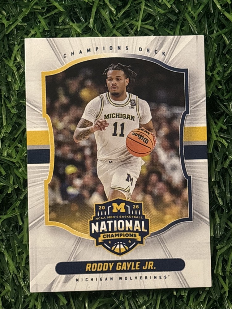 2026 Champions Deck Roddy Gayle Jr. Michigan National Champs #11