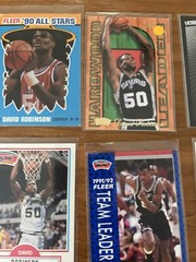 Varied Lot of 15 Basketball Cards David Robinson San Antonio Spurs (Z2)