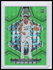 2023-24 Panini Mosaic – GG Jackson II – Green Fluorescent Rookie #10/10