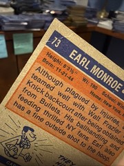 1972-73 Topps – Earl Monroe #73 Very Good Shape See Pics And Description