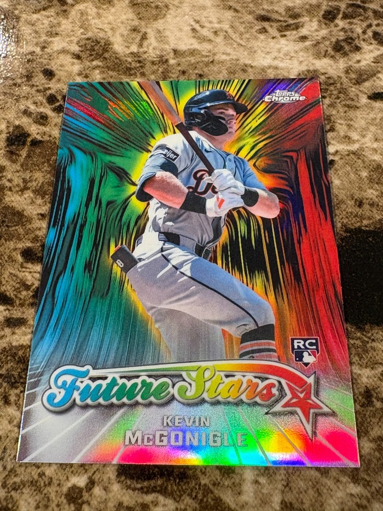 KEVIN MCGONIGLE 2026 Topps Chrome Future Stars Refractor Tigers Rookie