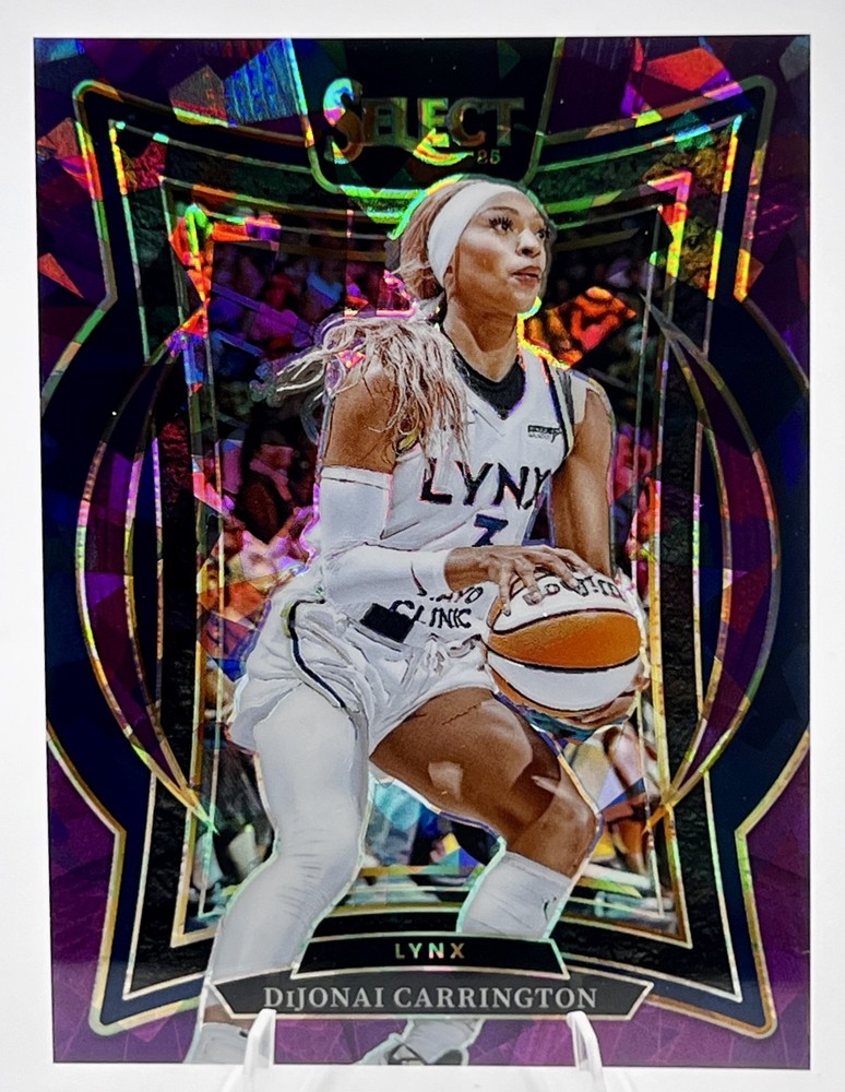 2025 Select WNBA Purple Ice Prizm /149 Dijonai Carrington #68 Lynx #146/149
