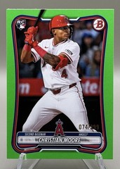 2026 Bowman Christian Moore Green Paper 074 / 399 Card #99