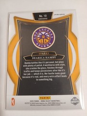 2025 Panini Select WNBA Silver Prizm Concourse #10 Dearica Hamby Los Angeles