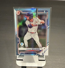 Ethan Wilson – 2021 Bowman Draft Lot – Autograph C21-EW, Refractors BDC-140 ++++