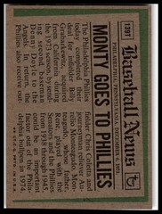 1974 Topps #139T Aurelio Monteagudo Traded