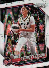 2025 Panini Prizm WNBA #1 Sydney Colson White Seismic Prizms