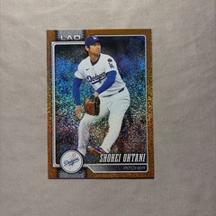 2026 Topps Shohei Ohtani Orange Sand glitter 17/25 Jersey Number Match eBay 1/1