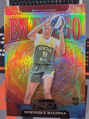 DOMINIQUE MALONGA RC 2025 Panini WNBA Select Tie Dye En Fuego /25