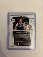 2025 Panini Prizm WNBA Throwback Signatures Dearica Hamby #TB-DH Red Prizm /99