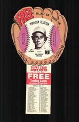 1977 Pepsi Cola Collection Baseball Stars Gloves/Discs / SEE DROP DOWN MENU