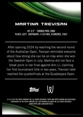 2025 Topps Chrome Tennis Sapphire Martina Trevisan Refractor #151