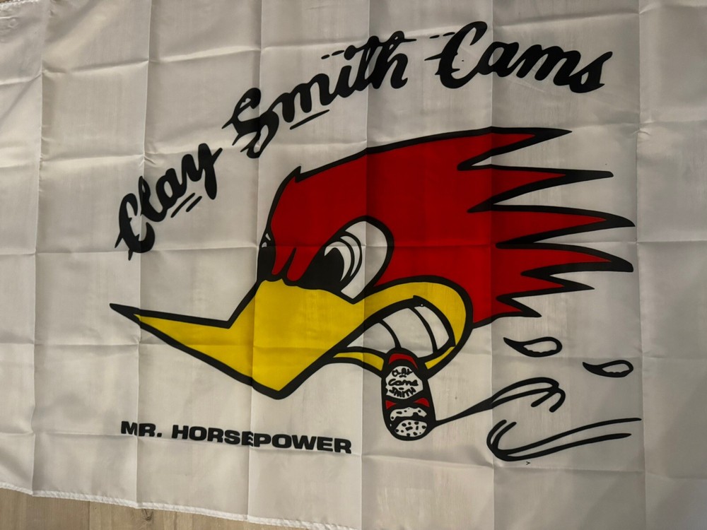 Clay Smith Cams Racing Banner, MR HORSEPOWER 🔥