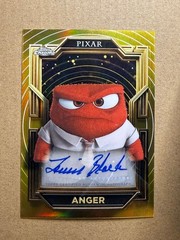 2025 Topps Chrome Pixar Gold Anger Lewis Black Auto #AA-LB