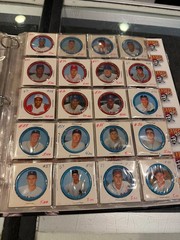1963 SALADA COIN COMPLETE SET AARON MAYS CLEMENTE BANKS MANTLE MARIS BERRA NM/MT