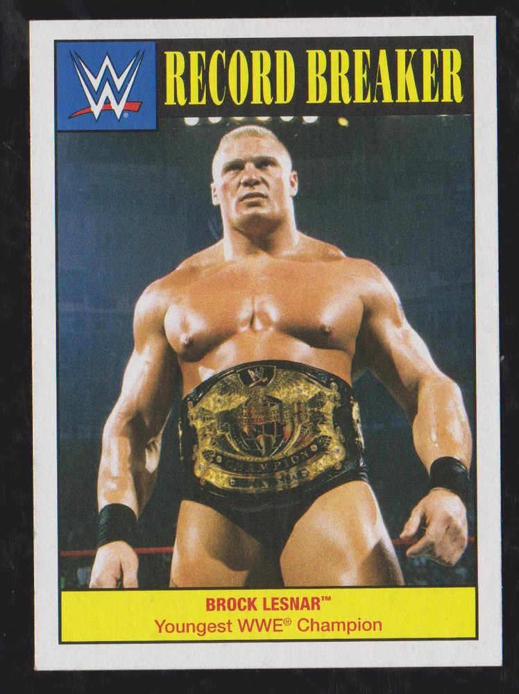 2016 TOPPS HERITAGE WWE WRESTLING RECORD BREAKERS YOU PICK #1-#30 * FREE SHIP *