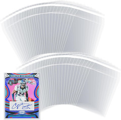 400Pcs Top Loader Sleeves Penny Sleeves for Top Loaders Resealable Team Bags for