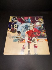 1972 Sunoco NFL Action Album – Partially Filled (210) Different Stickers