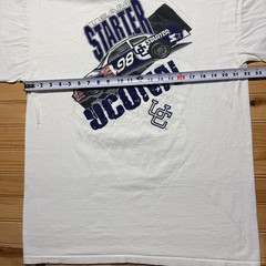 Vintage 90s UConn Huskies NCAA Team Starter Car Racing #98 Ford Taurus Shirt XL