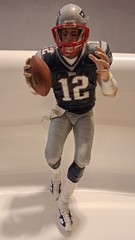 Tom Brady New England Patriots #12 NFL Football Action Figure Blue/Silver/White
