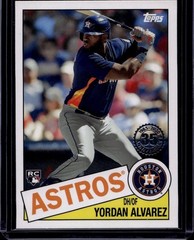2020 Topps Update #85TB-18 Yordan Alvarez 1985 Topps Baseball 35th Anniversary
