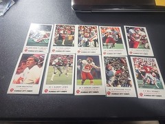 1984 Frito Lay Kansas City Chiefs Police Safety Set Complete Set 10 Cards EXC