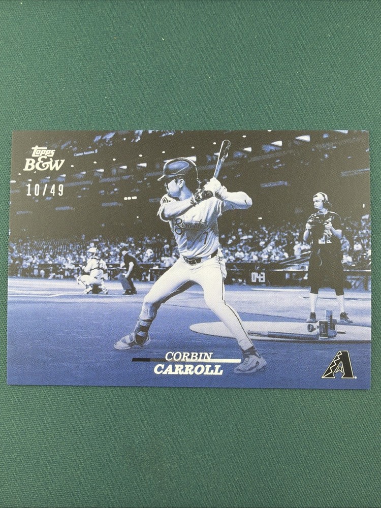 Topps Black & White 2024 Corbin Carroll #39 Arizona Diamondbacks Blue /49