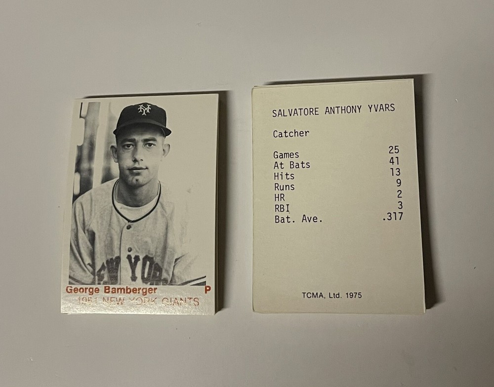 1975 TCMA 1951 New York Giants Singles You Pick