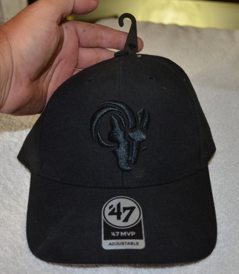 &rsquo;47 Los Angeles Rams Clean Up Navy Adjustable Strap Hat Dad Cap