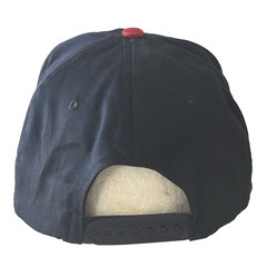 Logo 7 MLB Cleveland Indians Chief Wahoo Navy and Red Snapback Hat Cap