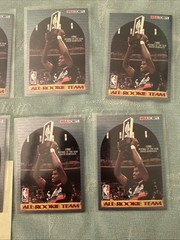 1990-91 NBA Hoops David Robinson All-Rookie Team – 10 card lot