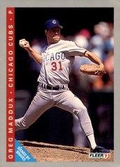 1993 Fleer Fruit of the Loom #39 Greg Maddux
