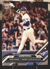 2024 Topps Now #584 Shohei Ohtani Grand Fashion 40/40 Club MVP LA Dodgers!